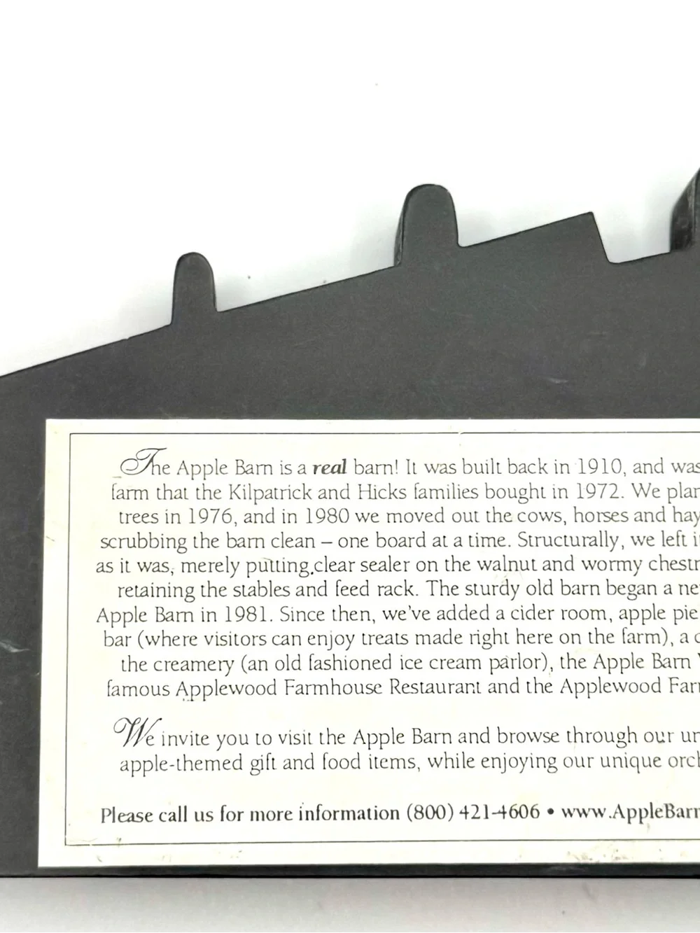 Brandywine Woodcrafts “The Apple Barn”